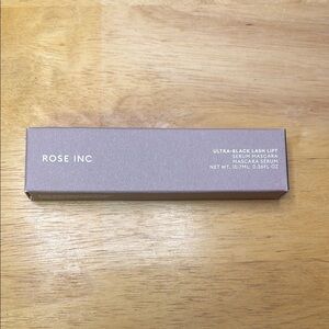 Rose Inc Ultra-Black Lash Lift Serum Mascara Charcoal Eyelashes Lash Beauty Love